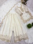 DESIGNER FENDY SILK EMBROIDERY CODING AND SEQUENCE WORK KID’S TOP PALAZZO WITH DUPATTA FESTIVE WEAR WHOLESALE PRICE ETHNIC GARMENT (28)