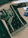 DESIGNER FENDY SILK EMBROIDERY SEQUENCE WORK KID’S TOP PALAZZO WITH DUPATTA FESTIVE WEAR WHOLESALE PRICE ETHNIC GARMENT (2)