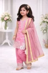 DESIGNER FENDY SILK EMBROIDERY SEQUENCE WORK TOP BOTTOM WITH DUPATTA FESTIVE WEAR WHOLESALE PRICE ETHNIC GARMENT (2)