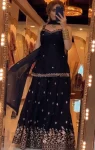 DESIGNER FENDY SILK SEQUENCE MULTI NEEDLE EMBROIDERY, ZARI WORK TOP PALAZZO WITH DUPATTA WEDDING WEAR WHOLESALE PRICE ETHNIC GARMENT (2)