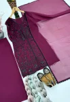 DESIGNER GEORGETTE CHAIN SEQUENCE WORK WITH FANCY VAL LACE BORDER WORK TOP PALAZZO WITH DUPATTA FESTIVE WEAR WHOLESALE PRICE ETHNIC GARMENT (2)