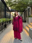 DESIGNER GEORGETTE CHAIN SEQUENCE WORK WITH FANCY VAL LACE BORDER WORK TOP PALAZZO WITH DUPATTA FESTIVE WEAR WHOLESALE PRICE ETHNIC GARMENT (7)