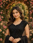 DESIGNER GEORGETTE EMBROIDERY SEQUENCE +BEADS WORK TOP PALAZZO WITH DUPATTA FESTIVE WEAR WHOLESALE PRICE ETHNIC GARMENT (2)