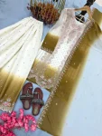 DESIGNER GEORGETTE EMBROIDERY THREAD WORK TOP PALAZZO WITH DUPATTA FESTIVE WEAR WHOLESALE PRICE ETHNIC GARMENT (2)