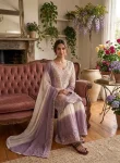 DESIGNER GEORGETTE EMBROIDERY THREAD WORK TOP PALAZZO WITH DUPATTA WEDDING WEAR WHOLESALE PRICE ETHNIC GARMENT (4)