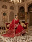 DESIGNER GEORGETTE SEQUENCE EMBROIDERY WORK TOP SHARARA WITH DUPATTA WEDDING WEAR WHOLESALE PRICE ETHNIC GARMENT (5)