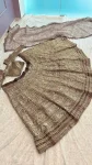 DESIGNER GEORGETTE SEQUENCE , ZARI & DORI WORK LEHENGA CHOLI WITH DUPATTA RECEPTION WEAR WHOLESALE PRICE ETHNIC GARMENT (4)