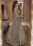 DESIGNER GEORGETTE SEQUENCE , ZARI & DORI WORK LEHENGA CHOLI WITH DUPATTA RECEPTION WEAR WHOLESALE PRICE ETHNIC GARMENT (4)