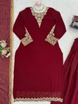 DESIGNER GEORGETTE THREAD WITH SEQUENCE WORK TOP PALAZZO WITH DUPATTA FESTIVE WEAR WHOLESALE PRICE ETHNIC GARMENT (7)