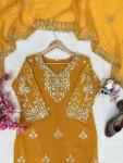 DESIGNER GEORGETTE ZARI & 5MM SEQUENCE EMBROIDERY WORK TOP PALAZZO WITH DUPATTA FESTIVE WEAR WHOLESALE PRICE ETHNIC GARMENT (2)