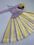 DESIGNER JACQUARD FANCY LACE WORK TOP LEHENGA PARTY WEAR WHOLESALE PRICE ETHNIC GARMENT (7)