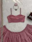 DESIGNER JAPAN SATIN CODING DORI WITH SEQUENCE WORK LEHENGA CHOLI WITH DUPATTA PARTY WEAR WHOLESALE PRICE ETHNIC GARMENT (13)