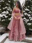 DESIGNER JAPAN SATIN CODING DORI WITH SEQUENCE WORK LEHENGA CHOLI WITH DUPATTA PARTY WEAR WHOLESALE PRICE ETHNIC GARMENT (13)