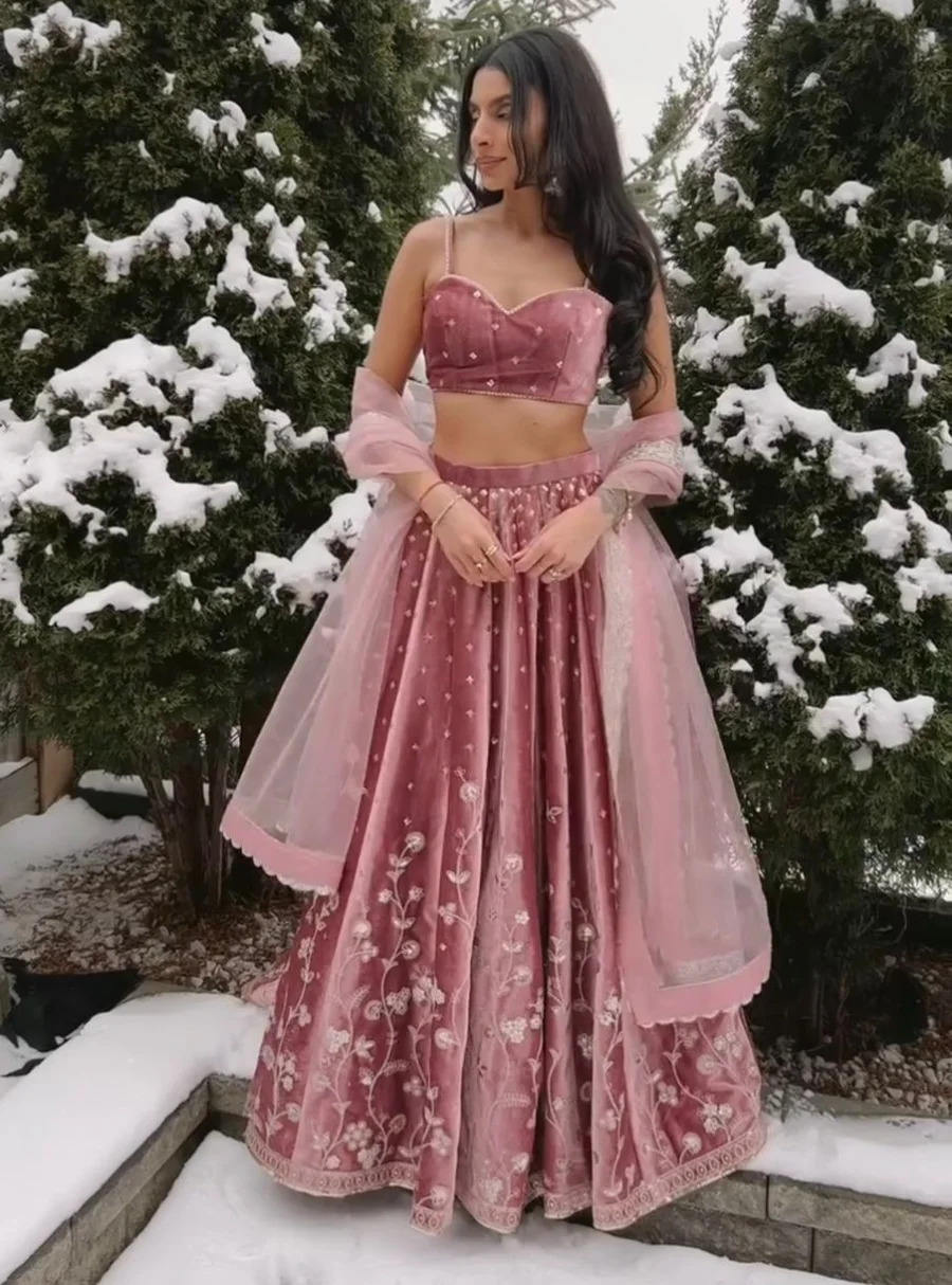 DESIGNER JAPAN SATIN CODING DORI WITH SEQUENCE WORK LEHENGA CHOLI WITH DUPATTA PARTY WEAR WHOLESALE PRICE ETHNIC GARMENT (13)