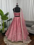 DESIGNER JAPAN SATIN CODING DORI WITH SEQUENCE WORK LEHENGA CHOLI WITH DUPATTA PARTY WEAR WHOLESALE PRICE ETHNIC GARMENT (13)