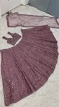 DESIGNER KASTURI SILK DORI , SEQUENCE & THREAD WORK LEHENGA CHOLI WITH DUPATTA RECEPTION WEAR WHOLESALE PRICE ETHNIC GARMENT (2)