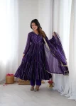 DESIGNER MAL CHANDERI REAL MIRROR WITH HANDWORK GOWN BOTTOM WITH DUPATTA FESTIVE WEAR WHOLESALE PRICE ETHNIC GARMENT (11)