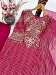 DESIGNER NYLON LINING EMBROIDERY SEQUENCE FANCY PATCH WORK TOP BOTTOM WITH DUPATTA FESTIVE WEAR WHOLESALE PRICE ETHNIC GARMENT (2)