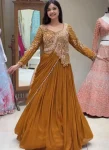 DESIGNER RANGOLI EMBROIDERY SEQUENCE WORK LEHENGA CHOLI WITH DUPATTA FESTIVE WEAR WHOLESALE PRICE ETHNIC GARMENT (2)