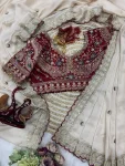 DESIGNER RANGOLI SILK SEQUENCE EMBROIDERY WORK SAREE WITH STITCHED BLOUSE WEDDING WEAR WHOLESALE PRICE ETHNIC GARMENT (2)