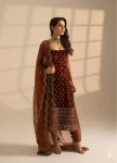 DESIGNER ROAN GLASS SATIN GOLDEN CODING & ZARI SEQUENCE WORK TOP BOTTOM WITH DUPATTA FESTIVE WEAR WHOLESALE PRICE ETHNIC GARMENT (4)