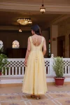 DESIGNER ROMAN COTTON JHARKAN LACE WORK GOWN BOTTOM WITH DUPATTA FESTIVE WEAR WHOLESALE PRICE ETHNIC GARMENT (3)