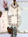 DESIGNER ROMAN GLASS EMBROIDERY SEQUENCE WITH FANCY CUT WORK TOP PALAZZO WITH DUPATTA FESTIVE WEAR WHOLESALE PRICE ETHNIC GARMENT (5)