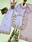 DESIGNER ROMAN GLASS EMBROIDERY SEQUENCE WITH FANCY CUT WORK TOP PALAZZO WITH DUPATTA FESTIVE WEAR WHOLESALE PRICE ETHNIC GARMENT (2)
