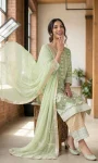 DESIGNER SLUB SILK CHAIN STITCH EMBROIDERY WORK TOP BOTTOM WITH DUPATTA FESTIVE WEAR WHOLESALE PRICE ETHNIC GARMENT (2)