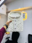 DESIGNER  SOFT SILK WHITE EMBROIDERY THREAD WITH MULTI SEQUENCE WORK MEN'S KURTA PAYJAMA WHITE