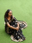 FANCY BANARASI SILK WEAVING WORK SAREE WITH UNSTITCHED BLOUSE FESTIVE WEAR WHOLESALE PRICE ETHNIC GARMENT (1)