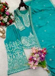 FANCY CHINON SILK EMBROIDERY 5 MM SEQUENCE & CODING DORI WORK TOP PALAZZO WITH DUPATTA FESTIVE WEAR WHOLESALE PRICE ETHNIC GARMENT (3)