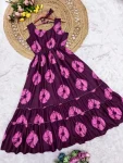 FANCY CREPE PRINT WORK GOWN FESTIVE WEAR WHOLESALE PRICE ETHNIC GARMENT (2)