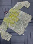 FANCY CREPE SATIN EMBROIDERY WORK DRAPED SKIRT BLOUSE WITH WHOLESALE PRICE ETHNIC GARMENT (5)