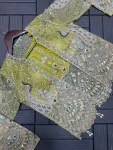 FANCY CREPE SATIN EMBROIDERY WORK DRAPED SKIRT BLOUSE WITH WHOLESALE PRICE ETHNIC GARMENT (5)