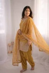 FANCY CREPE SILK EMBROIDERY SEQUENCE WORK WITH HEAVY LACE WORK AND MOTI WORK TOPMPATIYALA WITH DUPATTA FESTIVE WEAR WHOLESALE PRICE ETHNIC GARMENT (2)