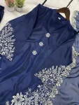 FANCY CREPE SILK EMBROIDERY WORK TOP PALAZZO WITH DUPATTA FESTIVE WEAR WHOLESALE PRICE ETHNIC GARMENT (5)