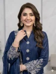 FANCY CREPE SILK EMBROIDERY WORK TOP PALAZZO WITH DUPATTA FESTIVE WEAR WHOLESALE PRICE ETHNIC GARMENT (5)
