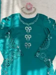 FANCY CREPE SILK THREAD WORK TOP PALAZZO WITH DUPATTA FESTIVE WEAR WHOLESALE PRICE ETHNIC GARMENT (2)