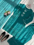 FANCY CREPE SILK THREAD WORK TOP PALAZZO WITH DUPATTA FESTIVE WEAR WHOLESALE PRICE ETHNIC GARMENT (2)