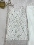 FANCY CRUNCHY SILK EMBROIDERY SEQUENCE AND JARI WORK TOP PALAZZO WITH DUPATTA FESTIVE WEAR WHOLESALE PRICE ETHNIC GARMENT (2)