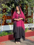 FANCY FRENCH CREPE SILK EMBROIDERY BEADS WORK TOP BOTTOM WITH DUPATTA FESTIVE WEAR WHOLESALE PRICE ETHNIC GARMENT (21)