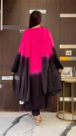FANCY FRENCH CREPE SILK EMBROIDERY BEADS WORK TOP BOTTOM WITH DUPATTA FESTIVE WEAR WHOLESALE PRICE ETHNIC GARMENT (21)