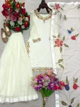 FANCY GEORGETTE EMBROIDERY 5 MM SEQUENCES WORK TOP PALAZZO WITH DUPATTA FESTIVE WEAR WHOLESALE PRICE ETHNIC GARMENT (3)