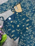 FANCY GEORGETTE EMBROIDERY WORK KID’S TOP BOTTOM AND SHRUG FESTIVE WEAR WHOLESALE PRICE ETHNIC GARMENT (3)