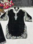 FANCY GMY SILK EMBROIDERY WORK TOP BOTTOM WITH DUPATTA FESTIVE WEAR WHOLESALE PRICE ETHNIC GARMENT (2)