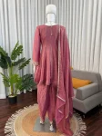 FANCY GOLD CRUSH THREAD WITH REAL MIRROR AND FANCY LATKAN WORK TOP DHOTI WITH DUPATTA FESTIVE WEAR WHOLESALE PRICE ETHNIC GARMENT (10)