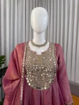 FANCY GOLD CRUSH THREAD WITH REAL MIRROR AND FANCY LATKAN WORK TOP DHOTI WITH DUPATTA FESTIVE WEAR WHOLESALE PRICE ETHNIC GARMENT (10)