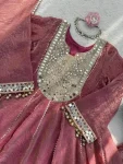 FANCY GOLD CRUSH THREAD WITH REAL MIRROR AND FANCY LATKAN WORK TOP DHOTI WITH DUPATTA FESTIVE WEAR WHOLESALE PRICE ETHNIC GARMENT (10)