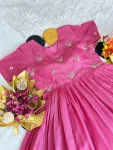 FANCY KOTA CHECKS MAGGAMHANDWORK ONE PIECE DRESS DAILY WEAR WHOLESALE PRICE ETHNIC GARMENT (3)